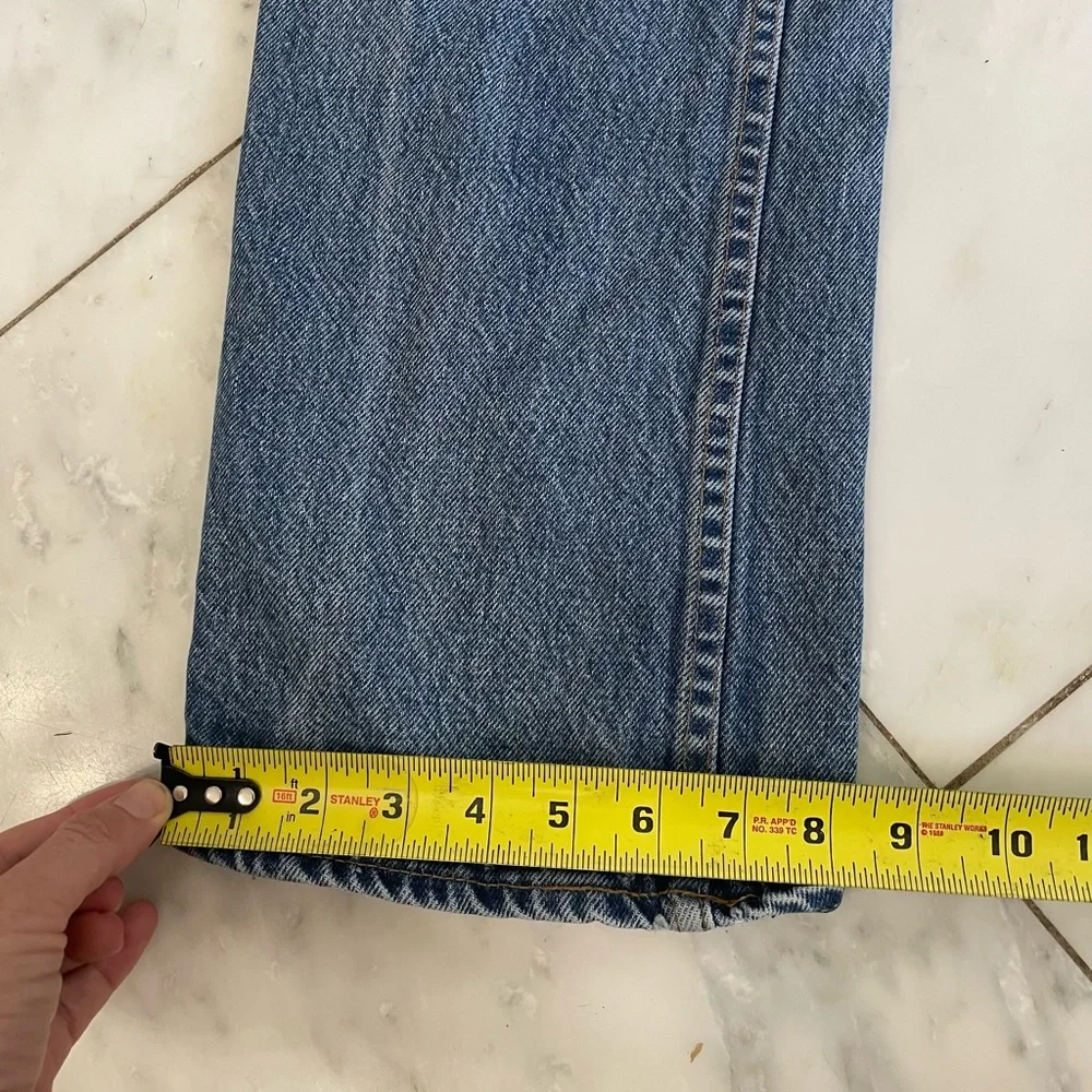 Vintage Levi’s orange tag denim jeans size 9 (waist 25) medium wash EUC - Picture 4 of 11